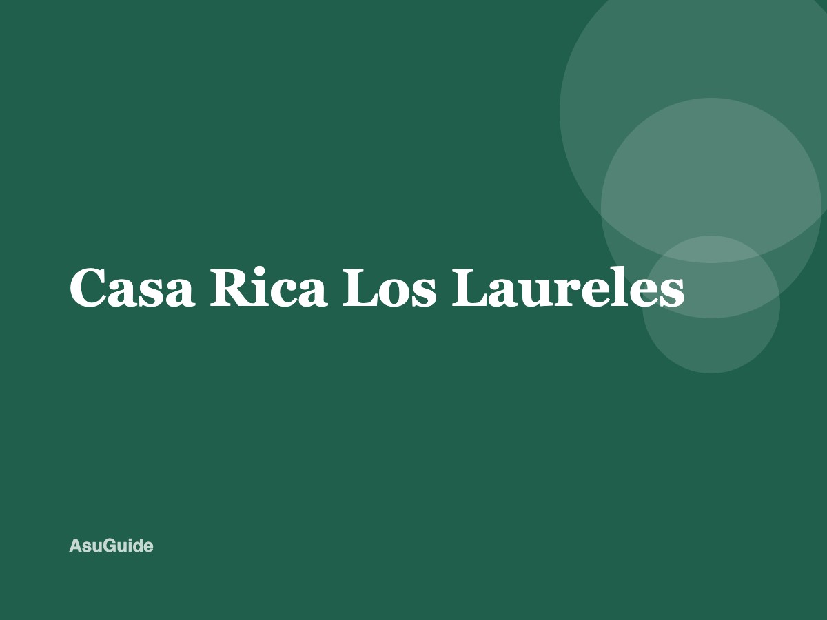 Casa Rica Los Laureles