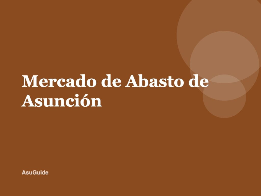 Mercado de Abasto de Asunción