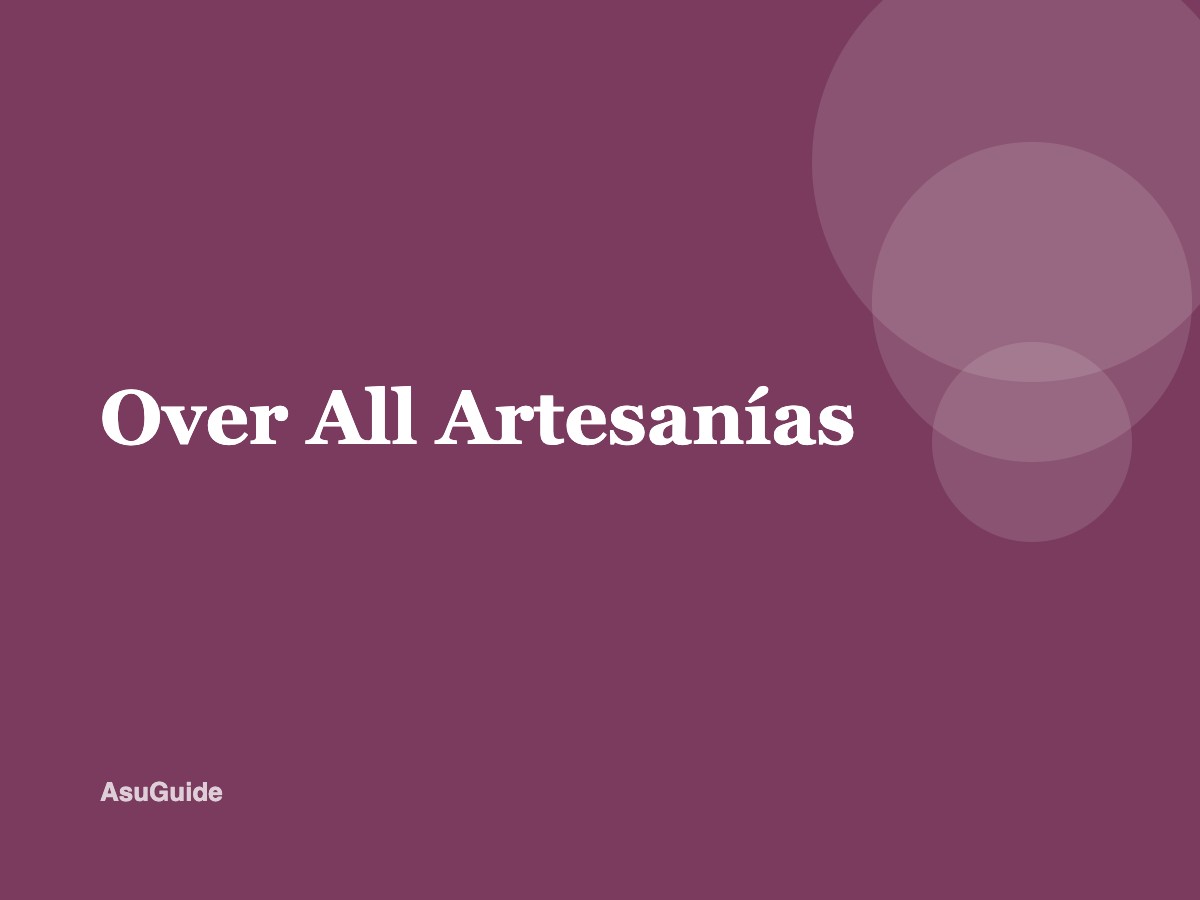 Over All Artesanías — Centro