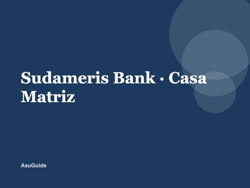 Sudameris Bank · Casa Matriz