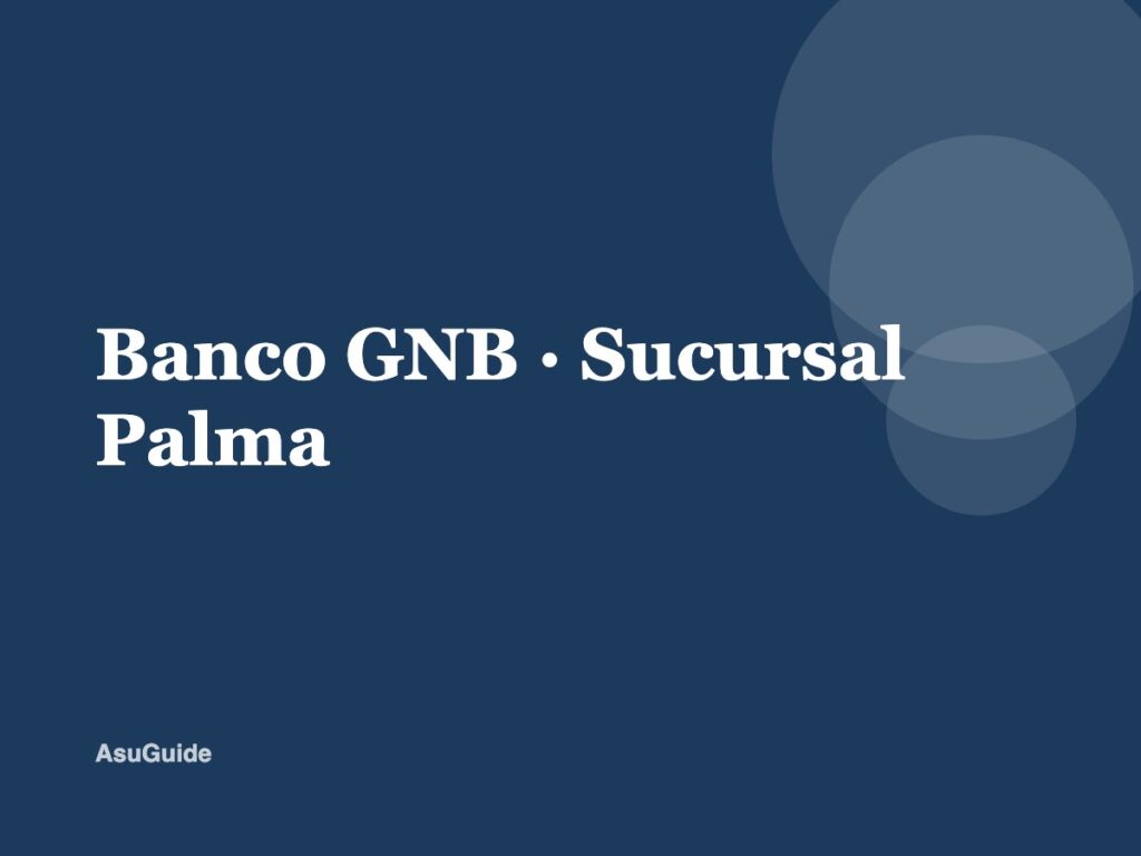 Banco GNB · Sucursal Palma