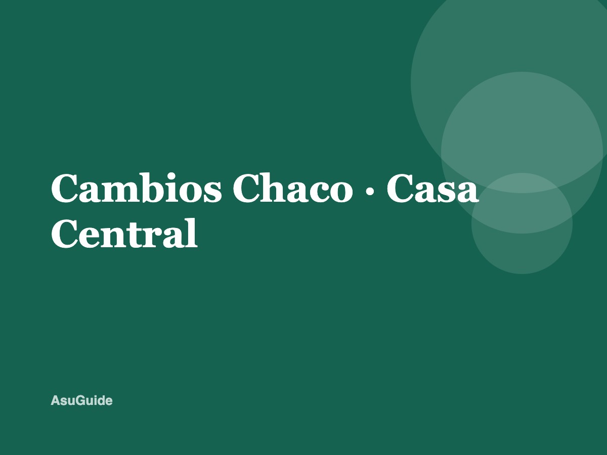 Cambios Chaco — Casa Central