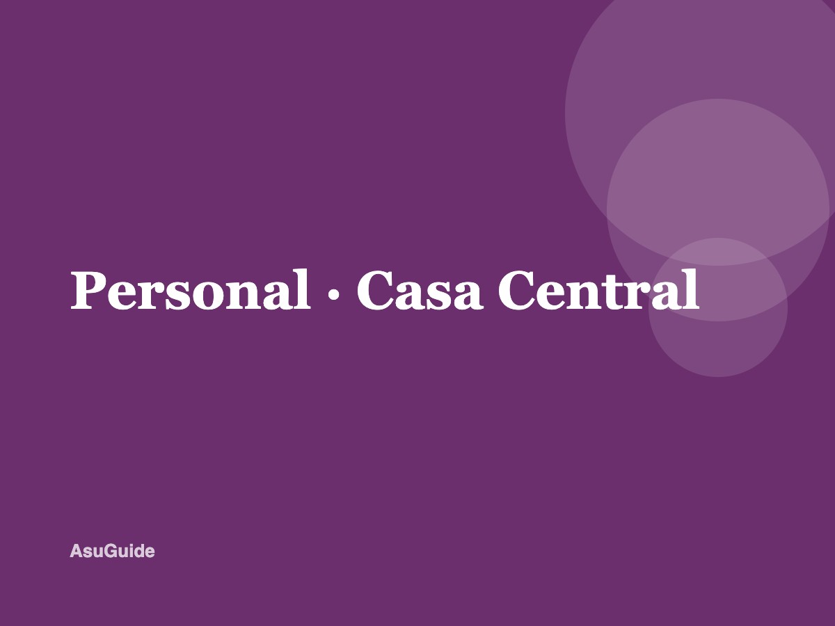 Personal — Casa Central