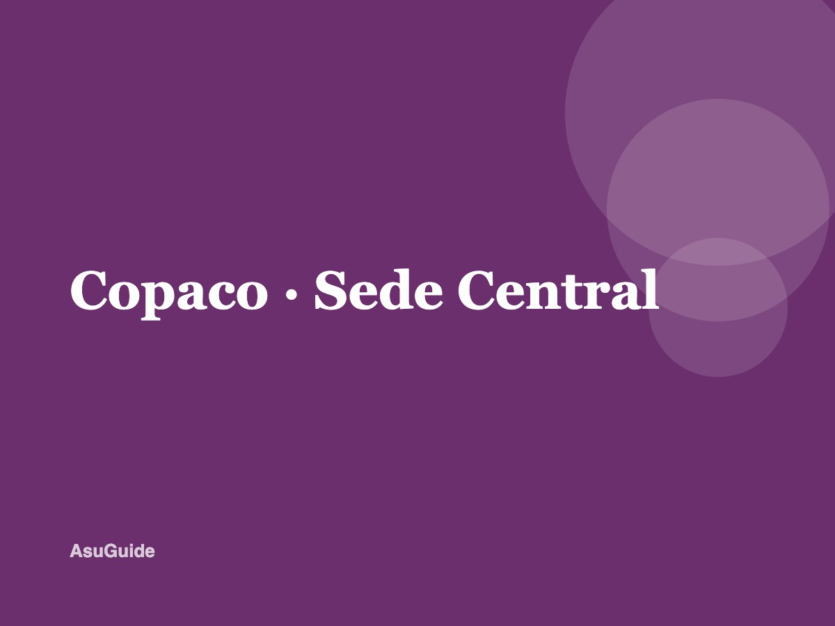 Copaco — Sede Central