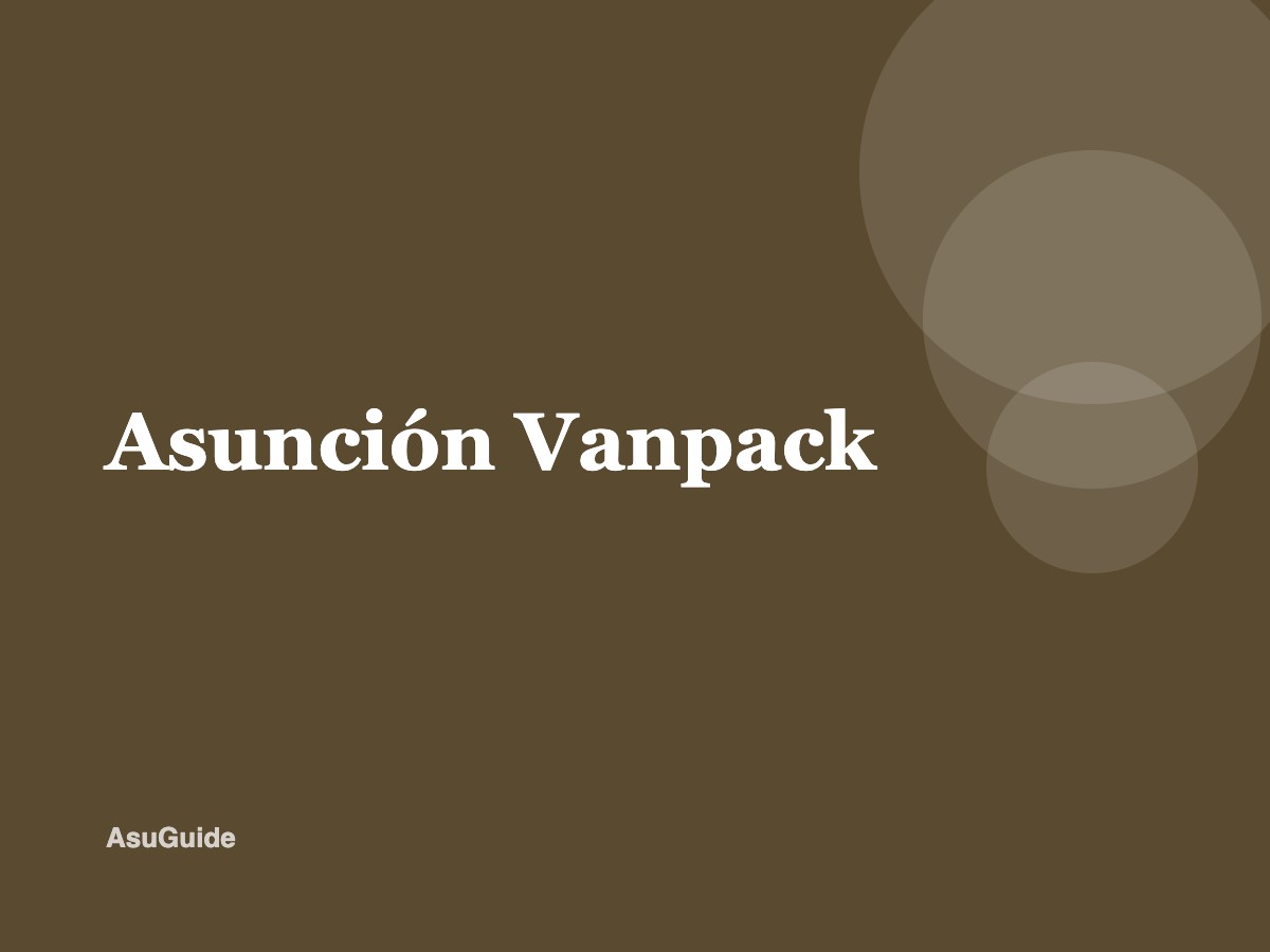 Asunción Vanpack