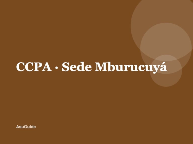 CCPA — Sede Mburucuyá