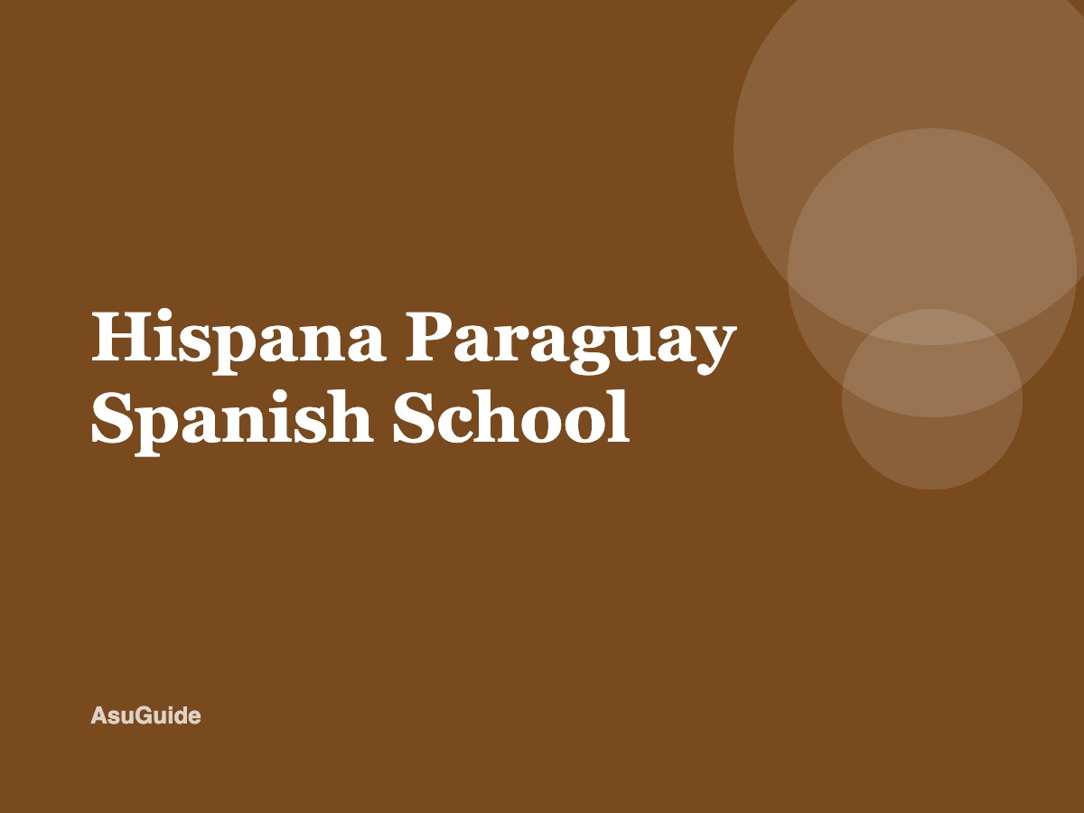 Hispana Paraguay Spanish School