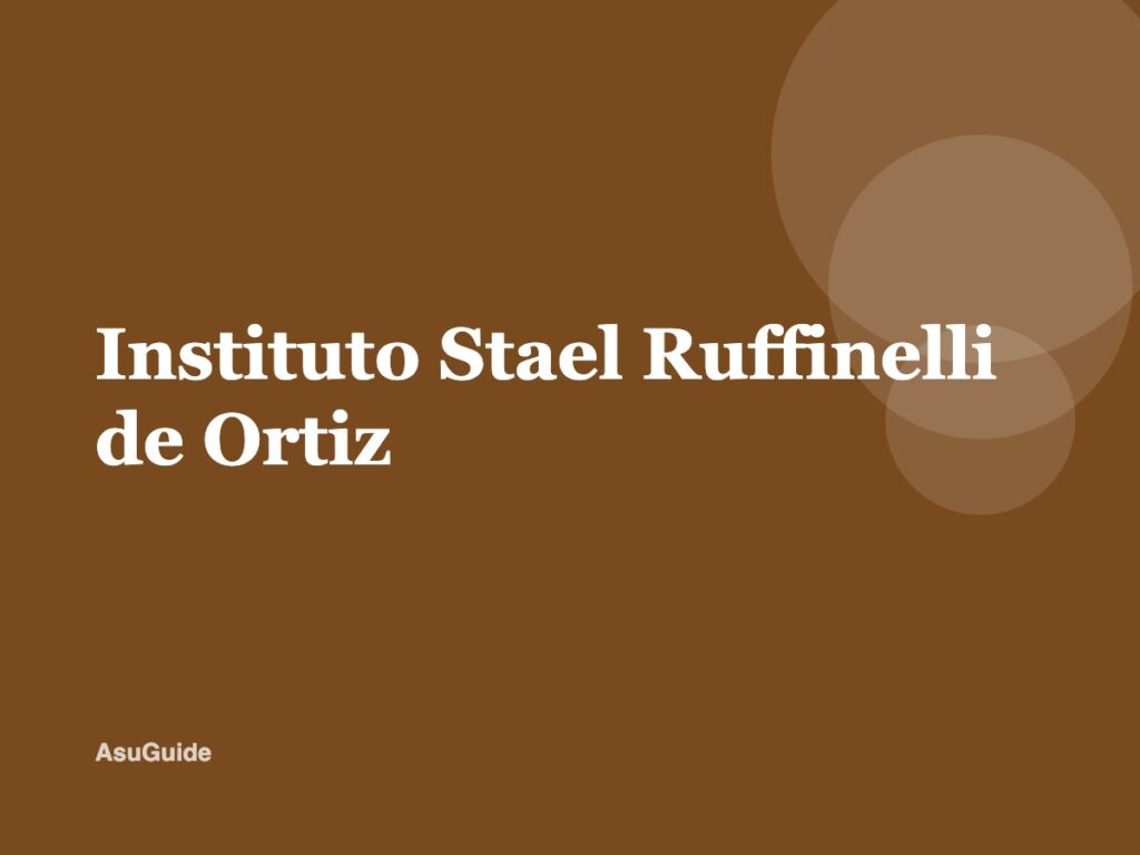Instituto Stael Ruffinelli de Ortiz